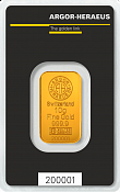 Zlatý investiční slitek 10 g, Argor Heraeus